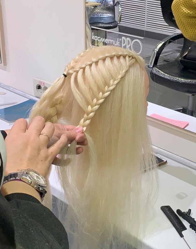 Прически на основе плетений